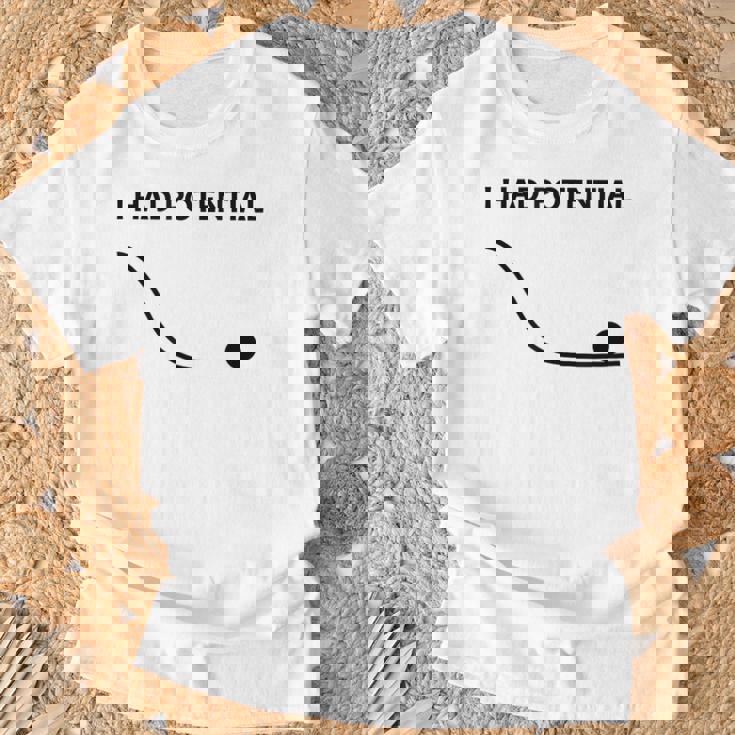 私には面白い物理学の可能性があった Tシャツ 高齢者への贈り物