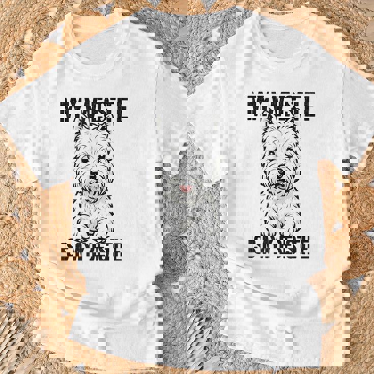 私のウェスティは私のベスティー Tシャツ 高齢者への贈り物