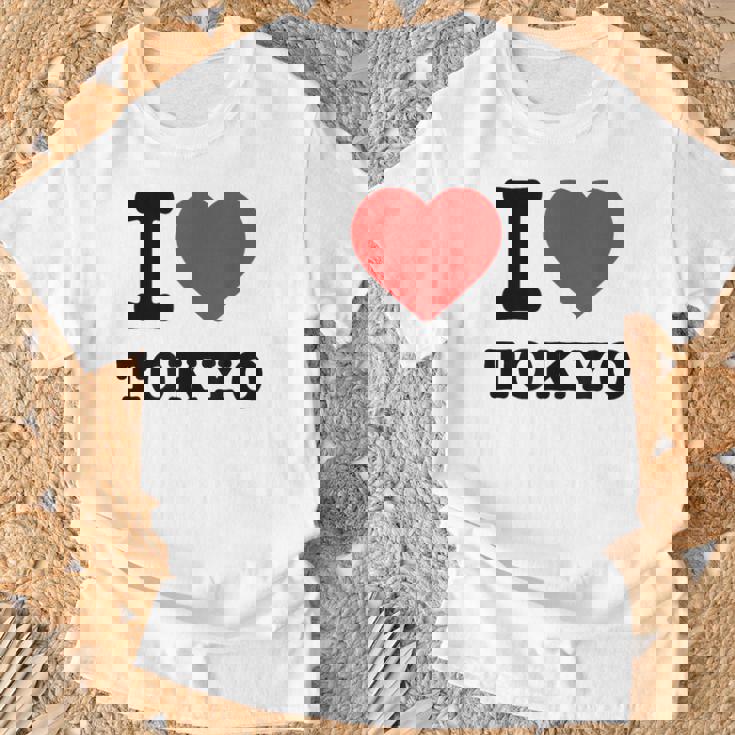 私は東京が大好きです I Love Tokyo Tシャツ 高齢者への贈り物