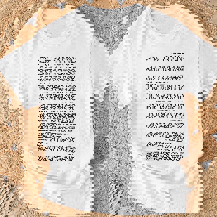 素数 数学 数式 公式 元素記号 化学式 物理 虚数 周期表 円周率 メンズ キッズ 子供 白 プリントosu Tシャツ 高齢者への贈り物