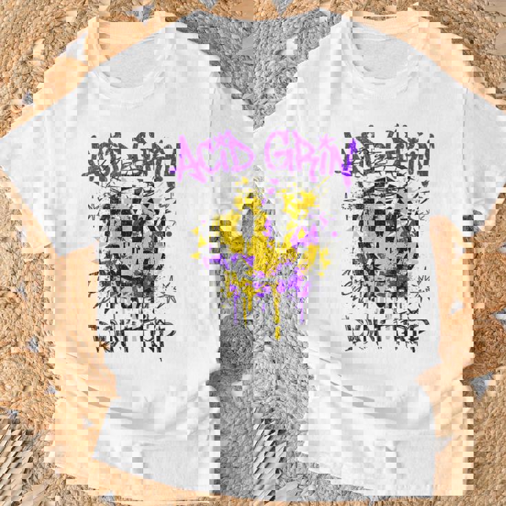 絵文字 美的 ヒップホップ Y2k 服 レトロ ヴィンテージ ストリートウェア ファッション 女性 男性 スマイリー Tシャツ 高齢者への贈り物