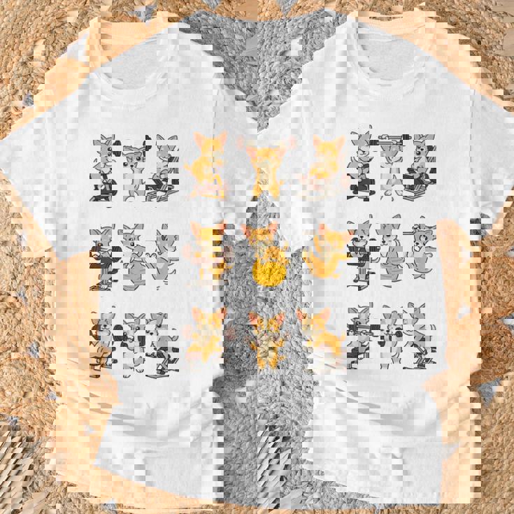 面白いtシャツ 犬 チワワ 筋トレ ジム イヌ グッズ かわいい おもしろtシャツ 面白い 服 ネタ 運動 Tシャツ 高齢者への贈り物