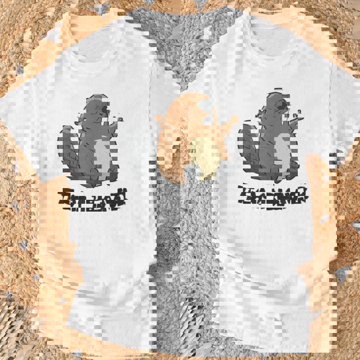 面白いビーバー分隊チームビーバー Tシャツ 高齢者への贈り物