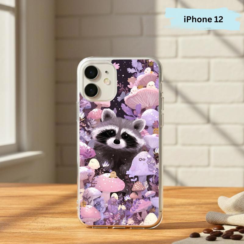 Woodland Creatures Raccoon – Whimsical Grove Phone Case IPhone