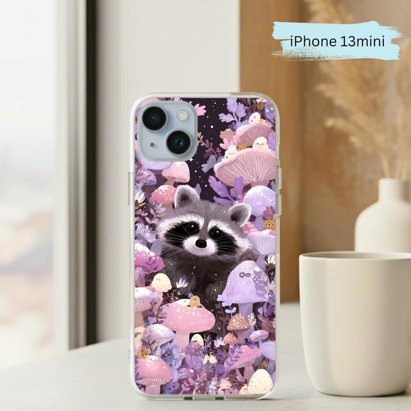 Woodland Creatures Raccoon – Whimsical Grove Phone Case IPhone
