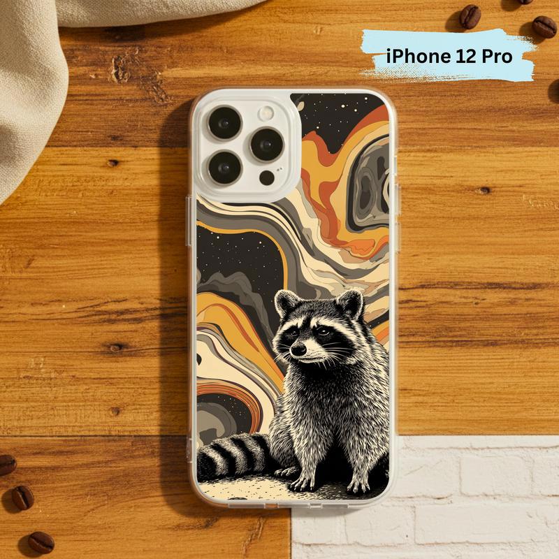 Hippy Ironic Raccoon, Groovy Enough Phone Case IPhone
