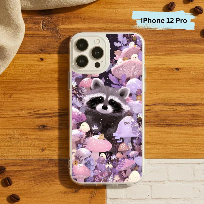 Woodland Creatures Raccoon – Whimsical Grove Phone Case IPhone