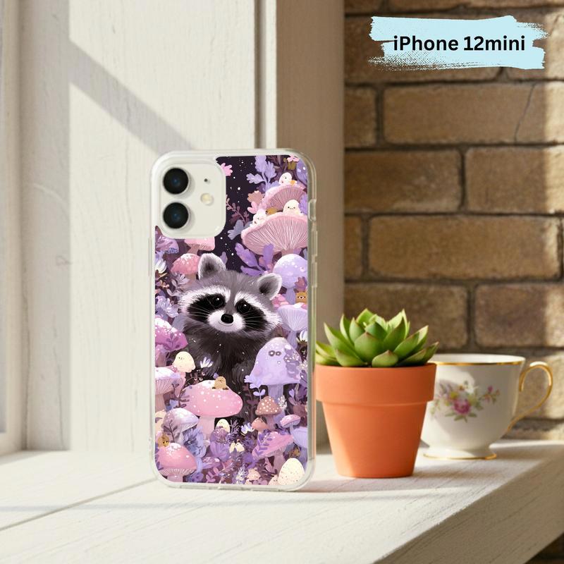 Woodland Creatures Raccoon – Whimsical Grove Phone Case IPhone
