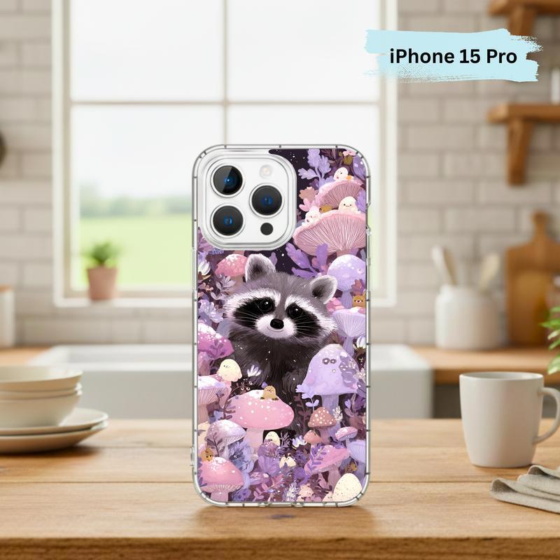 Woodland Creatures Raccoon – Whimsical Grove Phone Case IPhone
