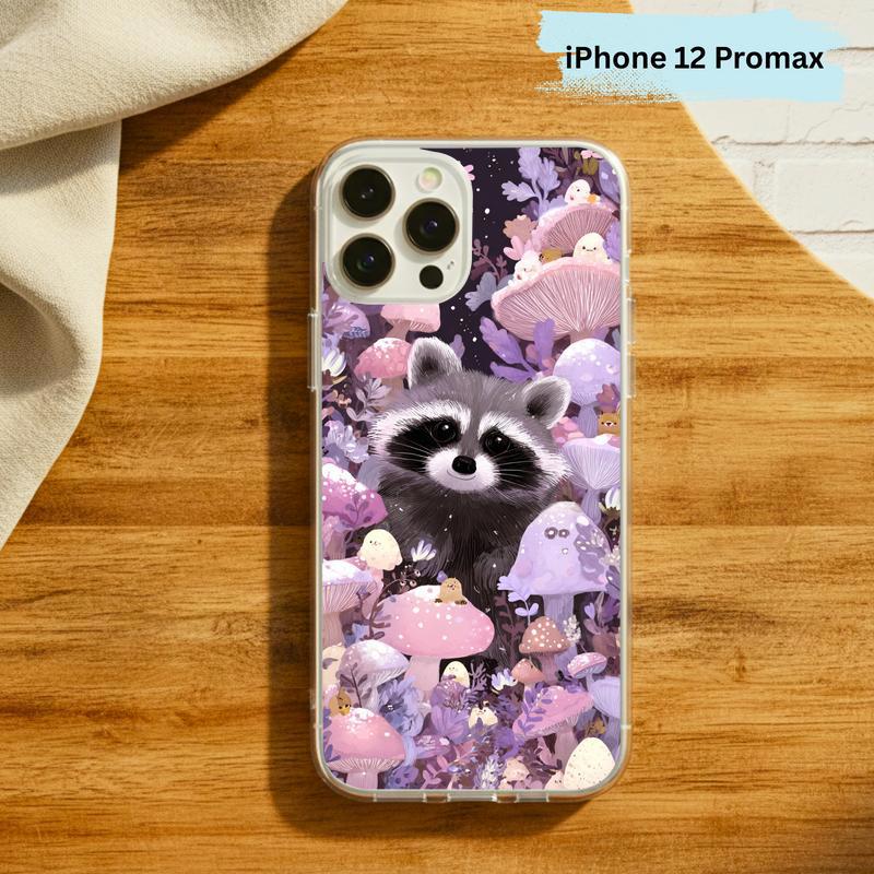 Woodland Creatures Raccoon – Whimsical Grove Phone Case IPhone