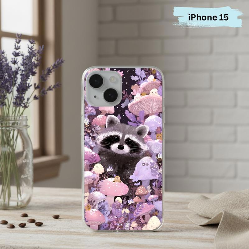 Woodland Creatures Raccoon – Whimsical Grove Phone Case IPhone