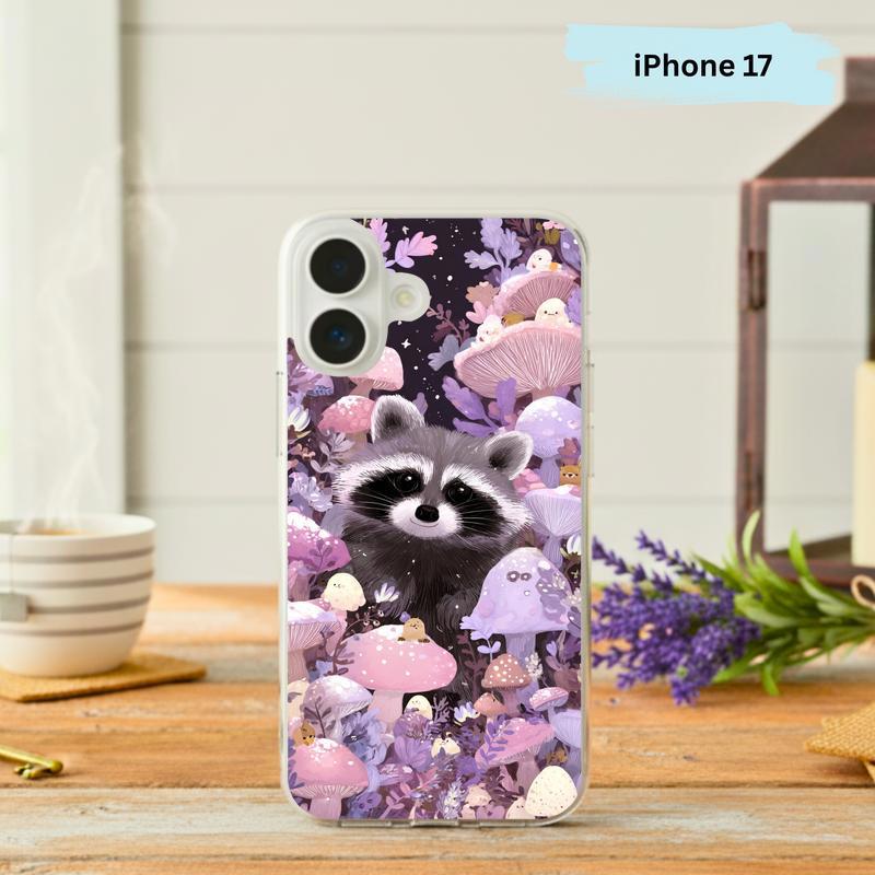 Woodland Creatures Raccoon – Whimsical Grove Phone Case IPhone - Raccsy