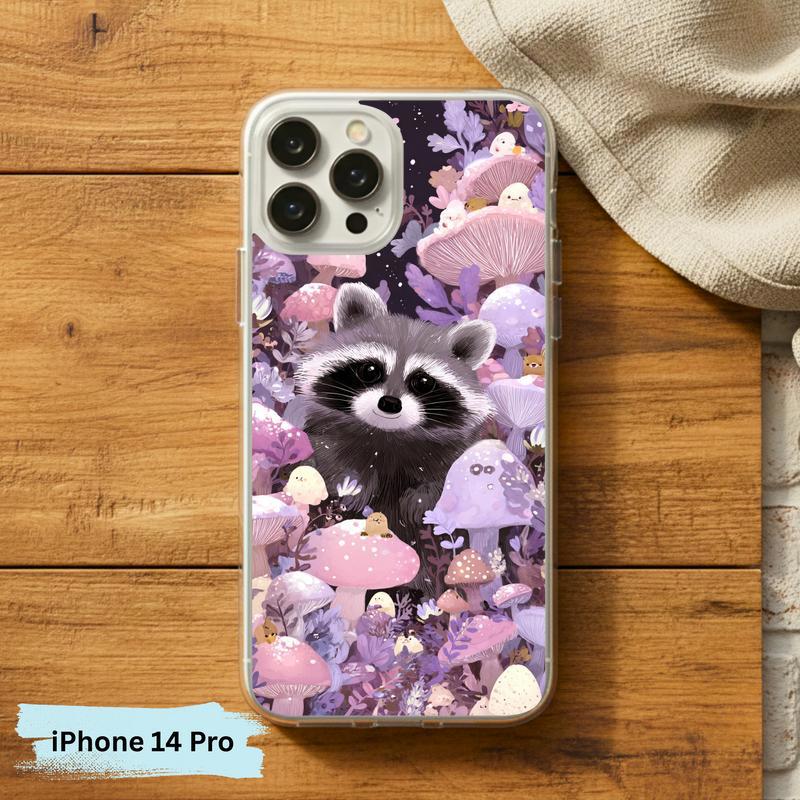Woodland Creatures Raccoon – Whimsical Grove Phone Case IPhone