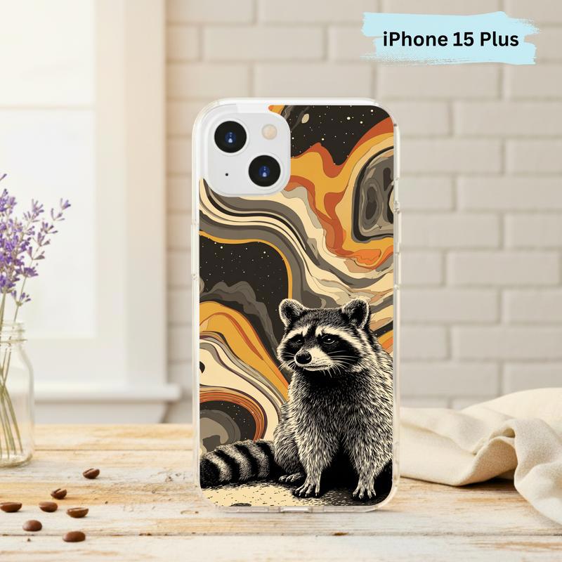 Hippy Ironic Raccoon, Groovy Enough Phone Case IPhone