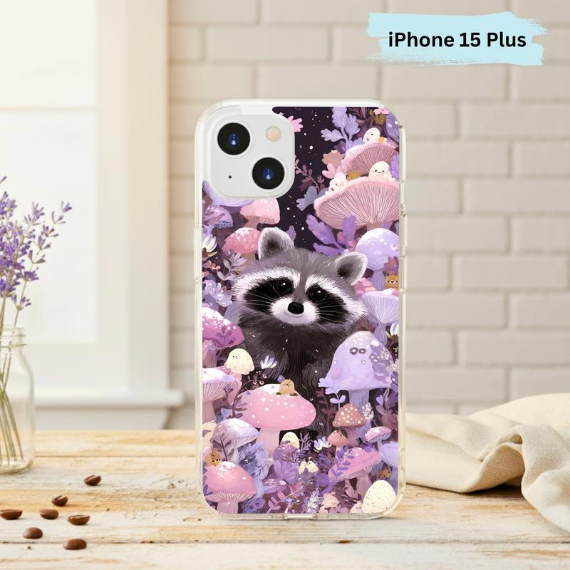 Woodland Creatures Raccoon – Whimsical Grove Phone Case IPhone