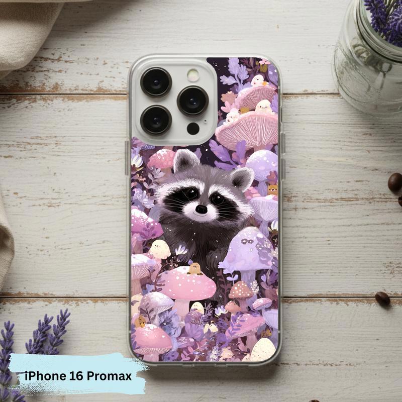 Woodland Creatures Raccoon – Whimsical Grove Phone Case IPhone