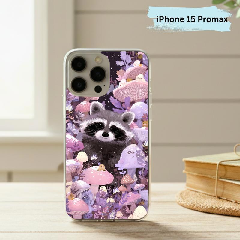 Woodland Creatures Raccoon – Whimsical Grove Phone Case IPhone