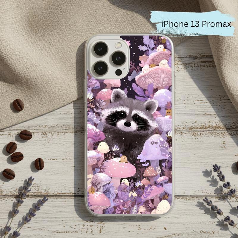 Woodland Creatures Raccoon – Whimsical Grove Phone Case IPhone