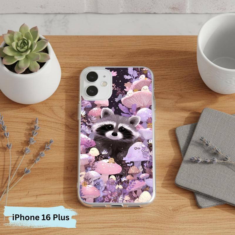 Woodland Creatures Raccoon – Whimsical Grove Phone Case IPhone