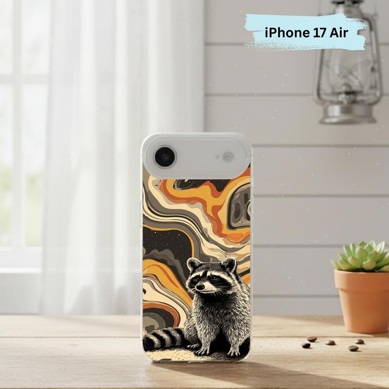 Hippy Ironic Raccoon, Groovy Enough Phone Case IPhone