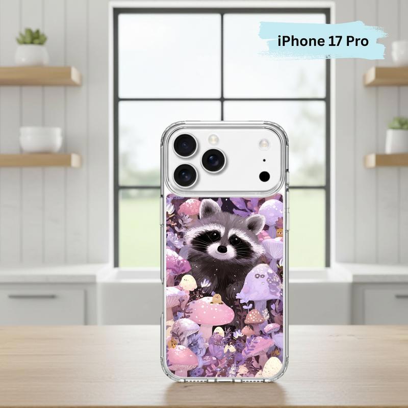 Woodland Creatures Raccoon – Whimsical Grove Phone Case IPhone