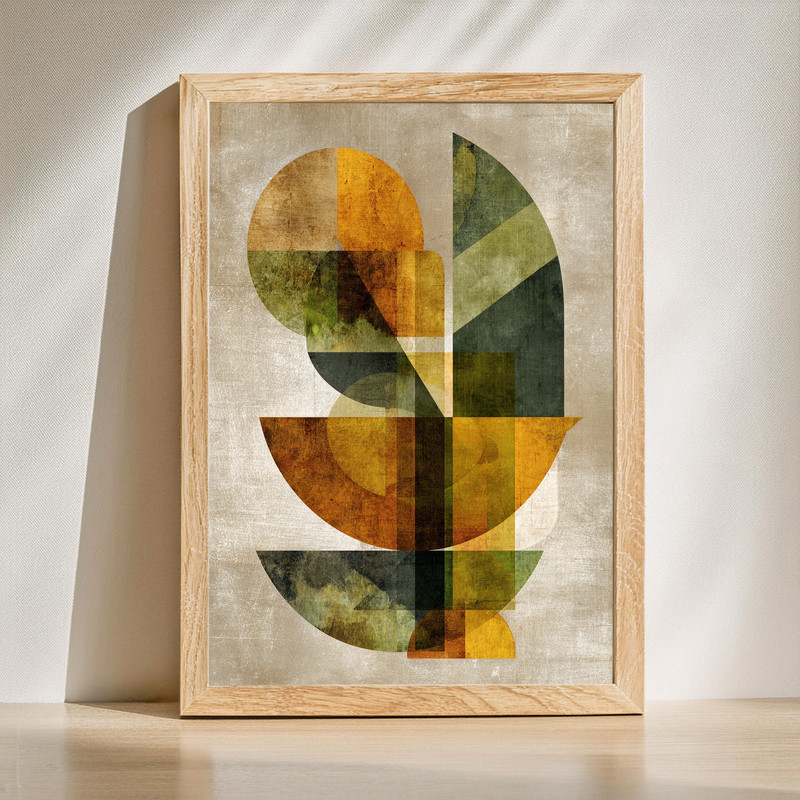 Abstract Thanksgiving cornucopia canvas wall art, warm earth tones with pumpkins and wheat, for dorm room fall decor | Family Wall Decor