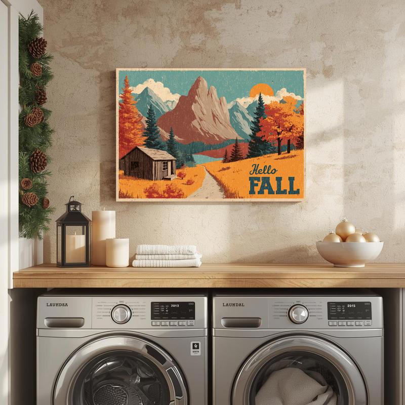 Thanksgiving Getaway vintage travel poster canvas with weathered finish and cozy fall colors, ideal dorm room wall accent Thanksgiving Getaway vintage travel poster canvas with weathered finish and cozy fall colors, ideal dorm room wall accent