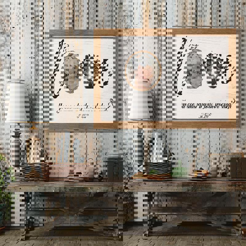 Baby footprint birth stats canvas, personalized details with boho rainbow and warm neutrals, square layout, sweet nursery decor Baby footprint birth stats canvas, personalized details with boho rainbow and warm neutrals, square layout, sweet nursery decor