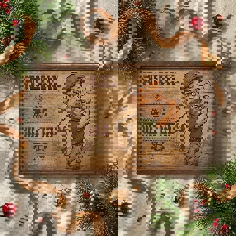 Personalized golf dad caricature portrait canvas, humorous custom wall art, farmhouse decor, birthday gift for husband Personalized golf dad caricature portrait canvas, humorous custom wall art, farmhouse decor, birthday gift for husband