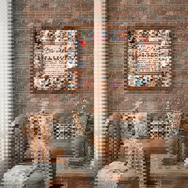 Sister photo collage canvas wall art, personalized with favorite memories, thoughtful keepsake gift for women Sister photo collage canvas wall art, personalized with favorite memories, thoughtful keepsake gift for women