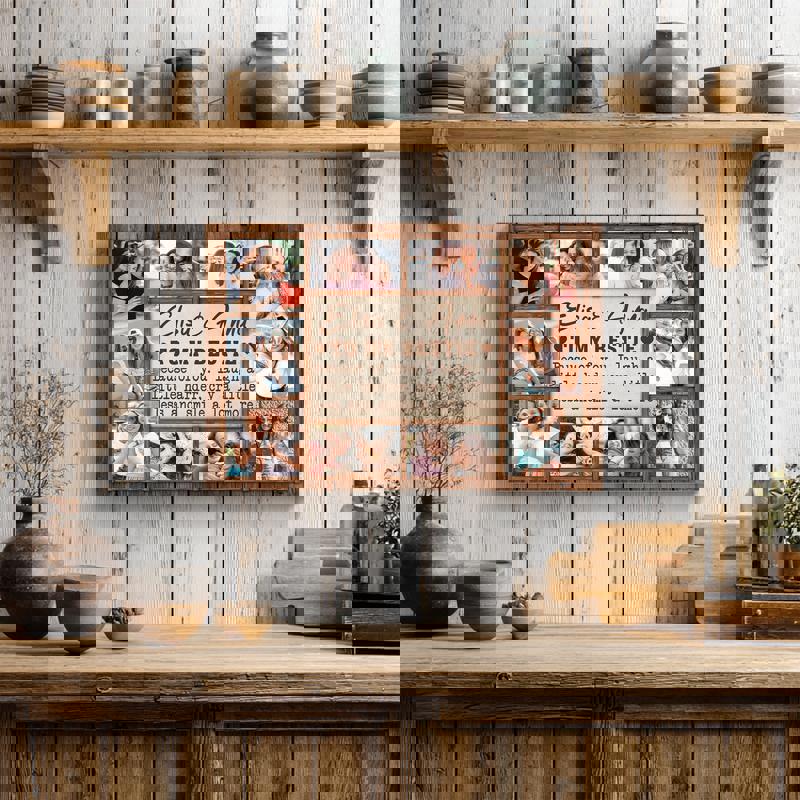 Friendship photo collage canvas print, custom with your photos, meaningful bestie birthday gift for her Friendship photo collage canvas print, custom with your photos, meaningful bestie birthday gift for her