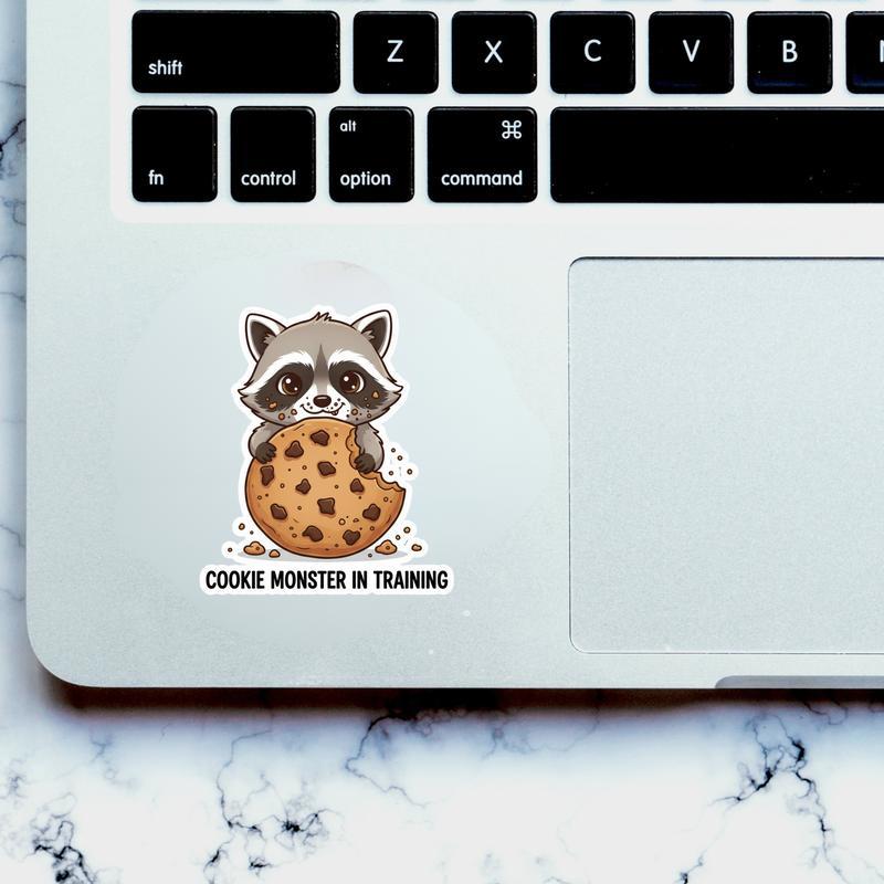 Baby Raccoon Snack Thief Sticker Baby Raccoon Snack Thief Sticker