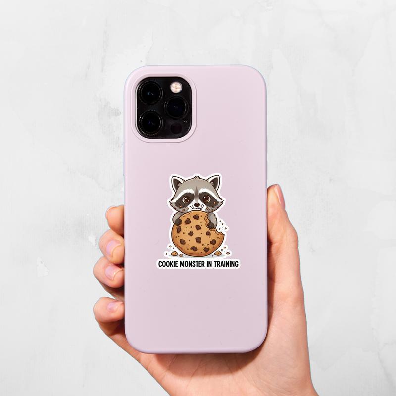 Baby Raccoon Snack Thief Sticker Baby Raccoon Snack Thief Sticker