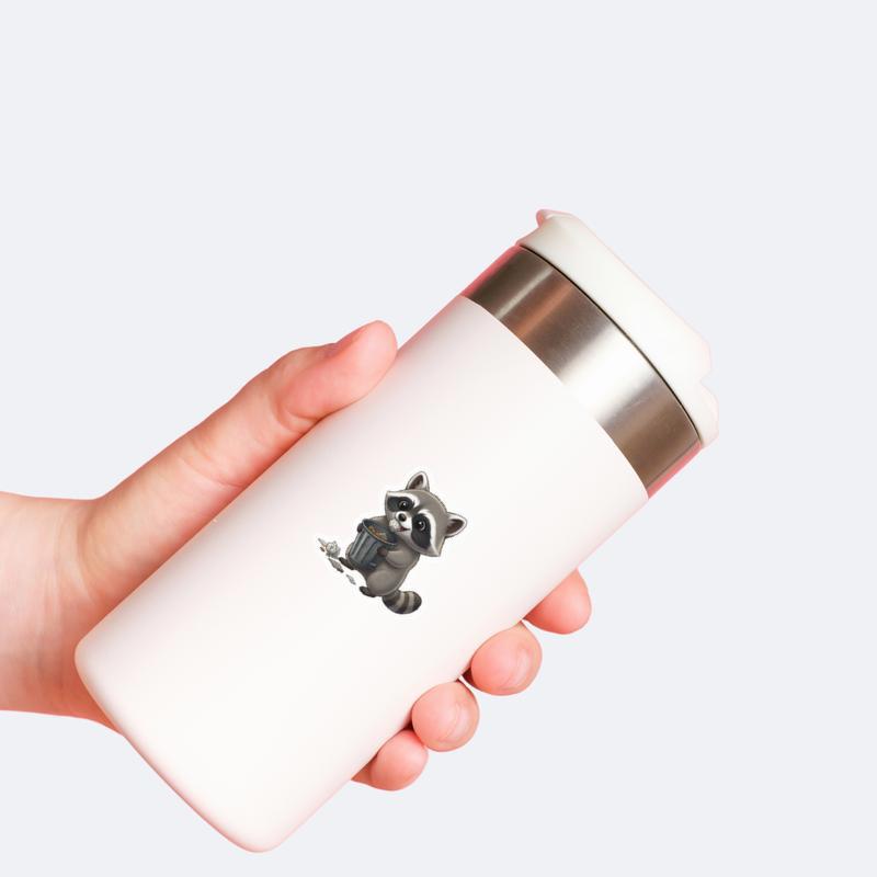 Baby Raccoon Trash Panda Starter Kit Sticker