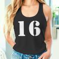 16番 16番 番号付き タンクトップ