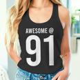 91歳で素晴らしい 面白い91歳の誕生日のお祝い。 タンクトップ