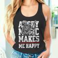 Angry Music Make Me Happy Heavy Metal Metalheads タンクトップ