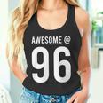 Awesome At 96 面白い96歳の誕生日のお祝いに 長袖tシャツ タンクトップ