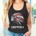 Chippewa ネイティブアメリカン アメリカ国旗 スカルヘッドレス 長袖tシャツ タンクトップ