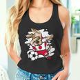 Dabbing Dog Japan サッカーファン ジャージ 日本国旗 フットボール タンクトップ