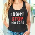 I Don'ttop For Cops ランニング用 タンクトップ