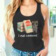 I Eat Cement 猫シャツ キッズ 面白い ダンク 猫 ミーム タンクトップ