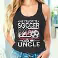 My Favorite Soccer Player Calls Me Uncle US Flag Tank Top