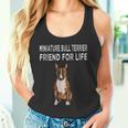 Friend For Life Of Bull Terrier ミニチュアドッグ タンクトップ