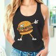 Hamburger チーズバーガー Burger Fast Food Cheeseburger Dabbing タンクトップ