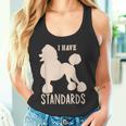 I Havetandards プードル キュート スタンダード プードル タンクトップ