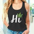 Hi Hello マリファナの葉 ハッピーファニー大麻 ウィード パイナップル タンクトップ