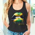 Lips Jamaican Flag Jamaica Love Travelacation タンクトップ