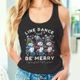 Be Merrynowman Line Dance クリスマス 面白い ホリデーダンス タンクトップ