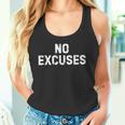 No Excuses タンクトップ